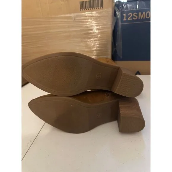 Universal Thread Women’s Gayle Western Faux Suede Ankle Boots size 8.5 NWT - Picture 5 of 7